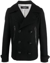 DSquared² - Double-Breasted Sailor Peacoat - Lyst
