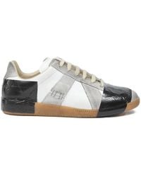 Maison Margiela - Panelled Low-Top Sneakers - Lyst