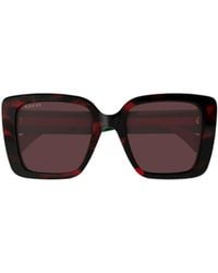 Gucci - Eyewear Square Frame Sunglasses - Lyst