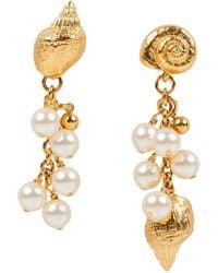 Chloé - Chloé The Chloé Shells Clip-On Earrings - Lyst