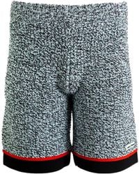 CASABLANCA - Textured Trim Shorts - Lyst