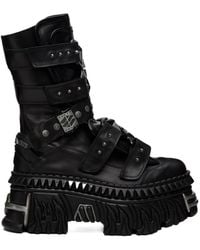 Vetements - X New Rock Collaboration Gamer Studded Mid-Calf Boots - Lyst