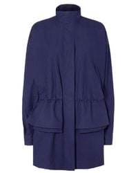 Fendi - High-Neck Drawstring Waist Poplin Parka - Lyst