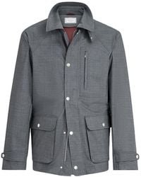 Brunello Cucinelli - Virgin Wool Field Jacket - Lyst