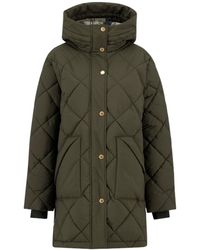 Barbour - Hooded Cotton Jacket - Lyst