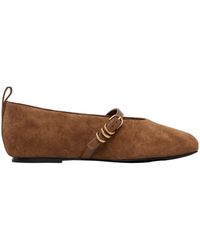 Rag & Bone - Spire Suede Mary Jane Flats - Lyst