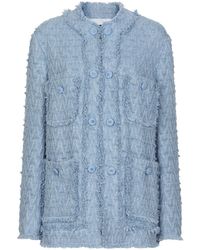 Dolce & Gabbana - 4 Pockets Tweed Jacket - Lyst