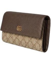 Gucci - Bi-Color Gg Marmont Continental Wallet - Lyst