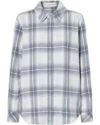God's True Cashmere - Cloud Light Tartan Cashmere Shirt - Lyst