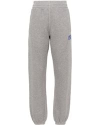 Off-White c/o Virgil Abloh - Off- Logo-Embroidered Track Pants - Lyst