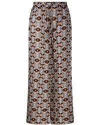 Pierre Louis Mascia - Aloe Printed Wide-Leg Pants - Lyst