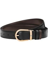 Montblanc - Horseshoe Reversible Belt - Lyst