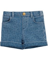Balmain - Belt Loop Shorts - Lyst