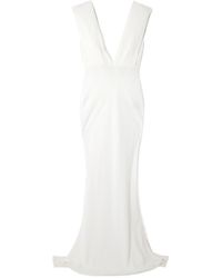 16Arlington - Wrap-Style Crepe Dress - Lyst