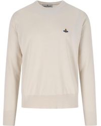 Vivienne Westwood - Orb Logo Knitted Sweater - Lyst