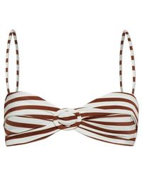 Cult Gaia - Striped Bikini Top - Lyst
