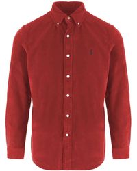 Polo Ralph Lauren - Ribbed Velvet Shirt - Lyst