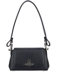 Vivienne Westwood - Orb Plaque Foldover-Top Shoulder Bag - Lyst