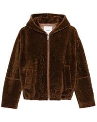 Nanushka - Hooded Zip-Up Jacket - Lyst