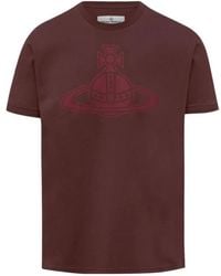 Vivienne Westwood - Orb Printed Crewneck T-Shirt - Lyst