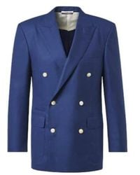 dunhill - Double-Breasted Cashmere Blazer - Lyst