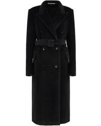 Tagliatore - Double Breasted Faux Fur Coat - Lyst