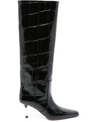 Paris Texas - 80Mm Leather Boots - Lyst