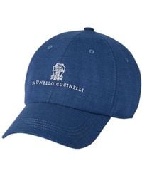 Brunello Cucinelli - Logo Embroidered Baseball Hat - Lyst