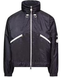 Moncler - Logo Patch Zip-Up Jacket - Lyst