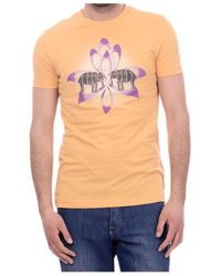 Armani Jeans - Logo Details T-Shirt - Lyst
