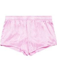 Balenciaga - Silk Running Shorts - Lyst