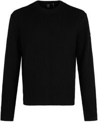 Moose Knuckles - Long-Sleeved Round-Neck Sweater - Lyst