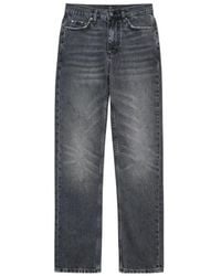 Anine Bing - Bruno Logo-Patch Jeans - Lyst
