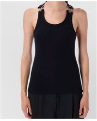 Jean Paul Gaultier - Buckle Detail Ribbed Tank Top - Lyst