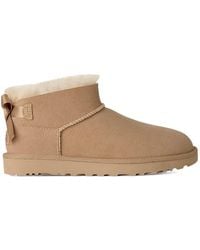 UGG - Ultra Mini Bailey Bow Ankle Boots - Lyst