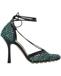 Bottega Veneta - Sparkle Stretch Sandals - Lyst