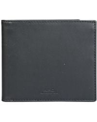 A.P.C. - Aly Logo Embossed Bifold Wallet - Lyst
