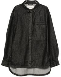 Entire studios - Long-Sleeved Denim Shirt - Lyst