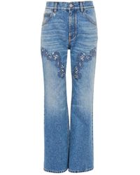 Chloé - Chloé Cropped Bootcut Jeans - Lyst