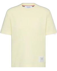 Thom Browne - 4-Bar Stripe-Detail T-Shirt - Lyst