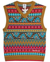 Adidas by Wales Bonner - Sleeveless Knitted Vest - Lyst