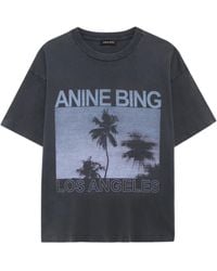 Anine Bing - Cade Tee Palms - Lyst