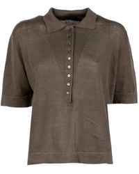 Seventy - Buttoned Polo Shirt - Lyst