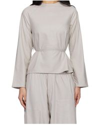 Baserange - Long-Sleeved Apron Top - Lyst