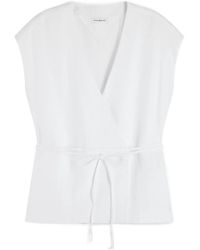 Tommy Hilfiger - Wrap-Style Sleeveless Blouse - Lyst