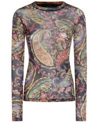Etro - Paisley Printed Top - Lyst