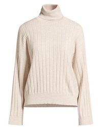 Brunello Cucinelli - Solidcolor Thick Cashmere Turtleneck Sweater - Lyst