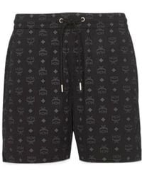 MCM - Monogram Print Shorts - Lyst