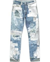 Acne Studios - Coated Patchwork Jeans - Lyst