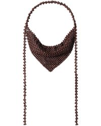 Lemaire - Wooden Beads Bandana Necklace - Lyst